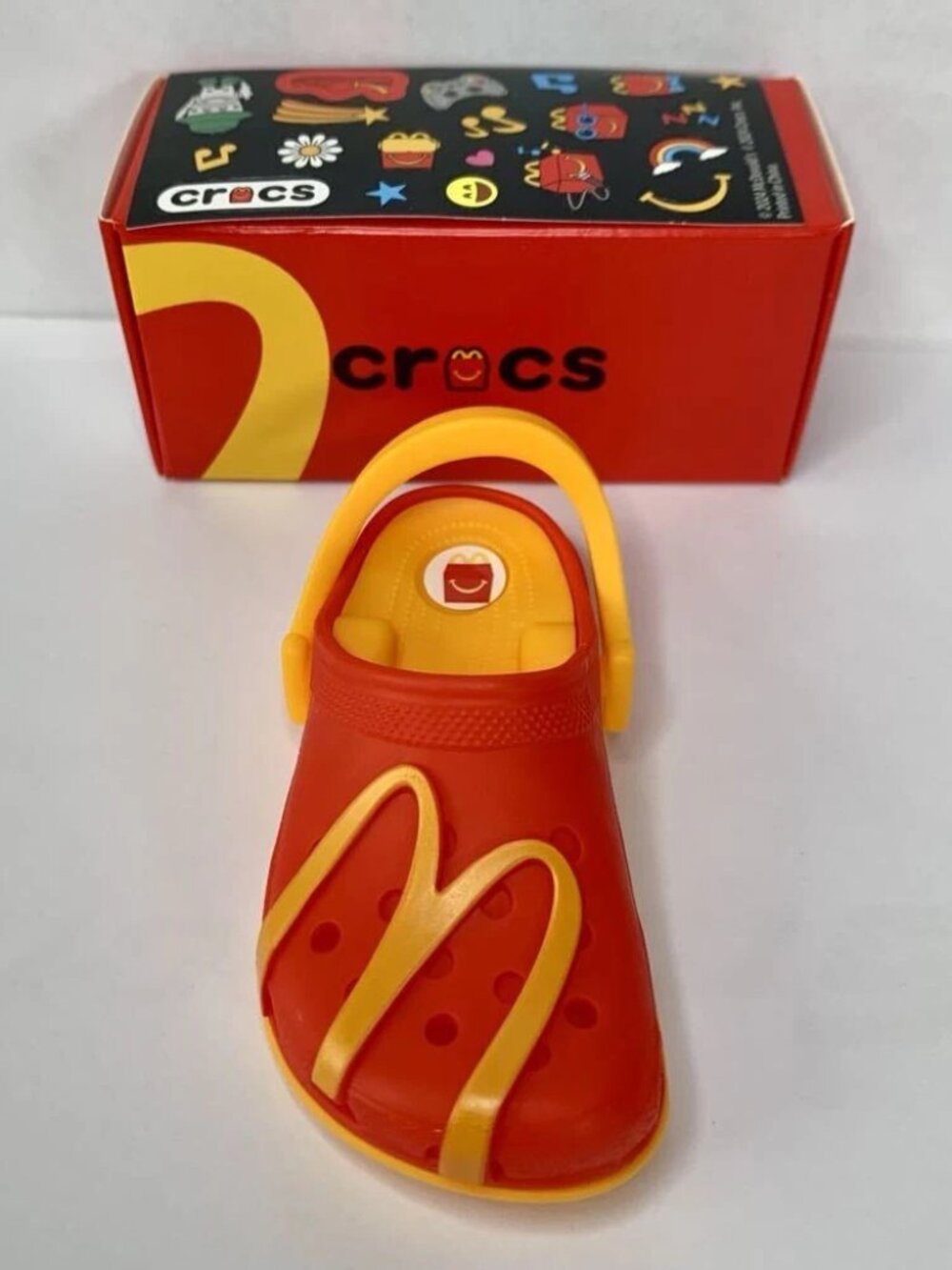 McDonald's 2024 Happy Meal Crocs Mini Keychain Golden Arches Toy #4 NEW